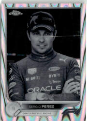 Topps 2022 Topps Chrome Formula 1 Racing B&W RayWave Refractor #24 Sergio Perez