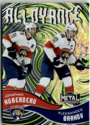Upper Deck 2020 Skybox Metal Universe Alloyance #AL-2 Aleksander Barkov/Jonathan Huberdeau