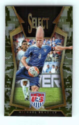 Panini 2015-16 Select Soccer Base Variation Camo Prizm #18 Michael Bradley 088/249