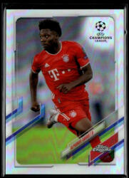 Topps 2020-21 Topps Chrome UEFA Champion’s League Refractor #42 Alphonso Davies