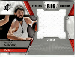 Upper Deck 2014-15 SPx Winning Big Materials # WM-NM Nikola Mirotic