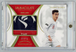 Panini 2018 Immaculate Collection Remarkable Memorabilia Gold #RM-HW Harry Winks 02/10