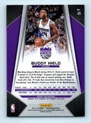 Panini 2017-18 Prizm Basketball Base # 21 Buddy Hield