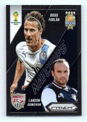 Panini 2014-15 Panini Prizm World Cup Matchups #26 Diego Forlan / Landon Donovan