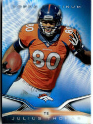 Topps 2014 Topps Platinum - Blue Wave Refractors #52 Julius Thomas