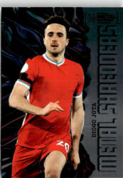 Skybox 2022-23 Skybox Metal Universe Champions Metal Shredders #129 Diogo Jota