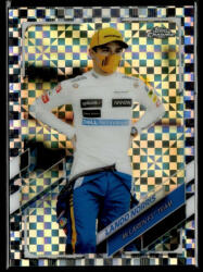 Topps 2021 Topps Chrome Formula 1 Racing Checker Flag #52 Lando Norris