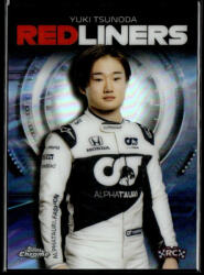 Topps 2021 Topps Chrome Formula 1 Racing Redliners #RL-9 Yuki Tsunoda