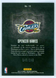 Panini 2013-14 Panini Crusade Crusade Teal #15 Spencer Hawes 143/249