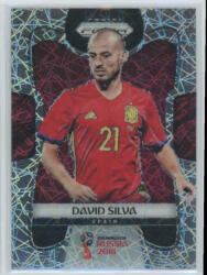 Panini 2017-18 Panini Prizm World Cup Soccer Base Lazer #201 David Silva