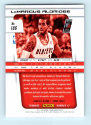 Panini 2013-14 Panini Prizm Base #186 LaMarcus Aldridge
