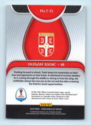 Panini 2017-18 Panini Prizm World Cup Soccer Base #F-15 Dusan Tadic