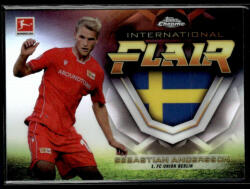 Topps 2019-20 Topps Chrome Bundesliga International Flair #IF-14 Sebastian Andersson