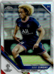 Topps 2021-22 Topps Chrome UEFA Champions League Refractor #182 Xavi Simons