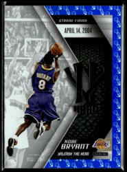 Panini 2015 Panini Kobe HeroVillain - Blue Larry O'Brien Trophy Unleash the Hero # 9 Kobe Bryant