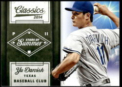 Panini 2014-2015 Panini Classics Stars of Summer #25 Yu Darvish