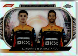 Topps 2022 Topps Chrome Formula 1 Racing Constructors Coalition #CC-MCL Lando Norris/Daniel Ricciardo
