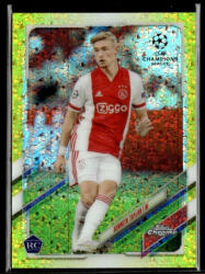 Topps 2020-21 Topps Chrome UEFA Champion’s League Yellow Mini-Diamond Refractor #57 Kenneth Taylor 158/299