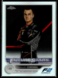 Topps 2022 Topps Chrome Formula 1 Racing Future Stars Refractor #98 Amaury Cordeel