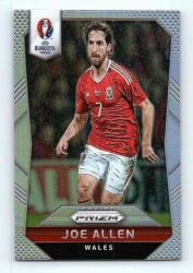 Panini 2016-17 Panini Uefa Euro Prizm Base Silver Prizms #122 Joe Allen