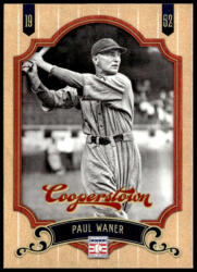 Topps 2012-13 Panini Cooperstown #52 Paul Waner