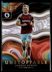 Panini 2022 Select Premier League Soccer Unstoppable #6 Jarrod Bowen