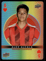 Upper Deck 2022-23 Upper Deck Goodwin Champions Playing Cards #6H Alex Alcala