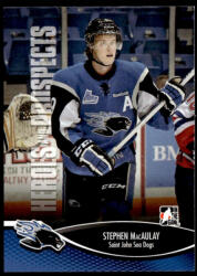 Upper Deck 2012 In The Game Heroes and Prospects #110 Stephen MacAulay