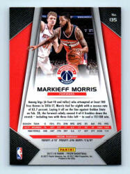 Panini 2017-18 Prizm Basketball Base # 135 Markieff Morris
