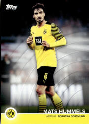 Topps 2021 Topps Borussia Dortmund Trading Cards Set Team Squad #BVB-MH Mats Hummels