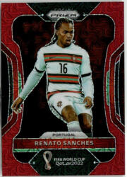 Topps 2022 Panini Prizm World Cup Red Mojo #182 Renato Sanches 86/99