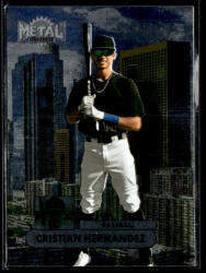Skybox 2022-23 Skybox Metal Universe Champions 97-98 Retro #RMUC-36 Cristian Hernandez