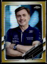 Topps 2021 Topps Chrome Formula 1 Racing Gold Refractor #90 Jost Capito 17/50