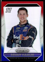 Panini 2016 Panini Prizm Red White & Blue #11 Denny Hamlin