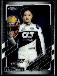 Topps 2021 Topps Chrome Formula 1 F1 FRESHEST TRUE ROOKIES #173 Yuki Tsunoda