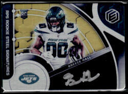 Panini 2022 Panini Elements Elements Rookie Steel Signatures Gold #132 Breece Hall 35/79