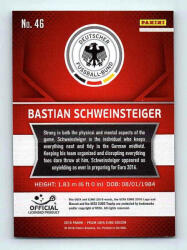 Panini 2016 Panini Panini Uefa Euro Prizm Base #46 Bastian Schweinsteiger