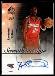 Upper Deck 2005-06 SP Authentic Sensational Sigs #SS-RF Raymond Felton