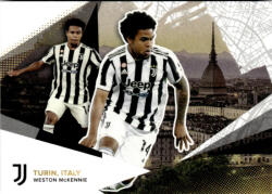 Topps 2021 Topps Juventus FC Trading Cards Set #30 Weston McKennie