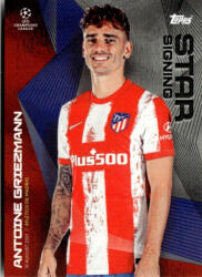 Topps 2021 Topps UEFA Champions League Summer Signings Star Signing #AG Antoine Griezmann
