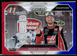 Panini 2016 Panini Prizm Red White & Blue #68 Kurt Busch