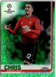 Topps 2018-19 Topps Chrome UEFA Champions League Green #45 Chris Smalling 10/99