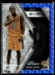 Panini 2015 Panini Kobe HeroVillain - Blue Larry O'Brien Trophy Unleash the Hero # 12 Kobe Bryant