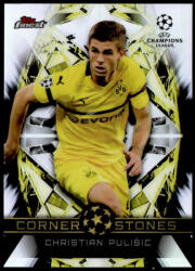 Topps 2018 Topps Finest UEFA Champions League Cornerstones #FC-CP Christian Pulisic