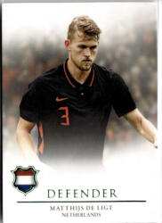 Futera 2021 Futera Unique World Football DEFENDER - Emerald #10 Matthijs de Ligt 08/50