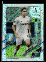 Topps 2020-21 Topps Chrome UEFA Champion’s League Speckle Refractor #39 Florian Neuhaus