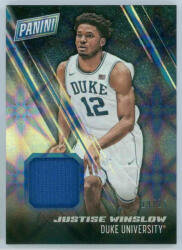 Panini 2016-17 Panini Day Collegiate Memorabilia Galactic Window #10 Justise Winslow MEM 19/25