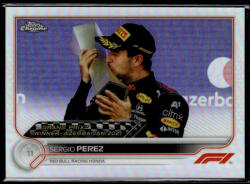 Topps 2022 Topps Chrome Formula 1 Refractor GRAND PRIX WINNERS #156 Sergio Perez