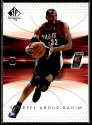 Upper Deck 2005-06 SP Authentic #71 Shareef Abdur-Rahim