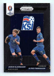 Panini 2016-17 Panini Uefa Euro Prizm Country Combinations Duals #30 Birkir Bjarnason / Alfred Finnbogason